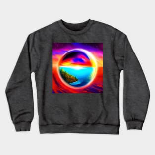 Neon Moon Crewneck Sweatshirt